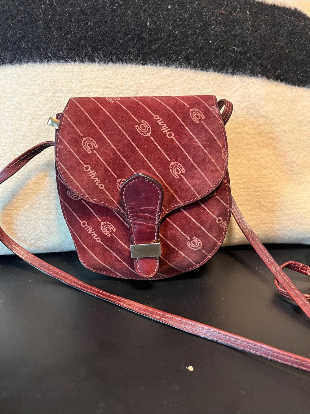 Burgundy Crossbody small Bag